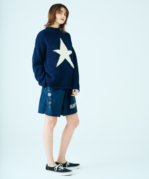 SUNNY  SPORTS（サニースポーツ）の「SUNNY SPORTS / サニースポーツ ROLL NECK LOW GAUGE COTTON SWEATER ロールネック コットンセーター（ニット/セーター・メンズ・ブラック/ネイビー・MEDIUM/LARGE）」の14枚目の写真