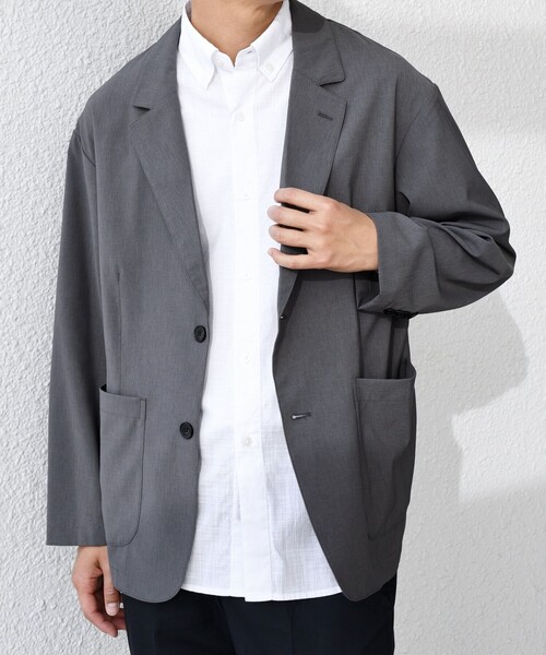 セール】SHIPS any:〈吸水速乾〉Rapidry リラックス ジャケット