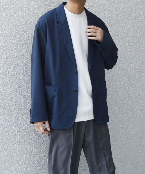 SHIPS any:〈吸水速乾〉Rapidry リラックス ジャケット シップス エニィ SHIPS any SHIPS any:〈吸水速乾〉Rapidry