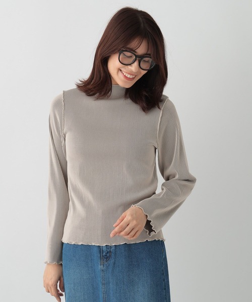 FOUND GOOD（ファウンドグッド）の「プリーツメローPOLS（その他トップス・レディース・ブルー系2/ブラック/アイボリー・S/M/L）」の5枚目の写真