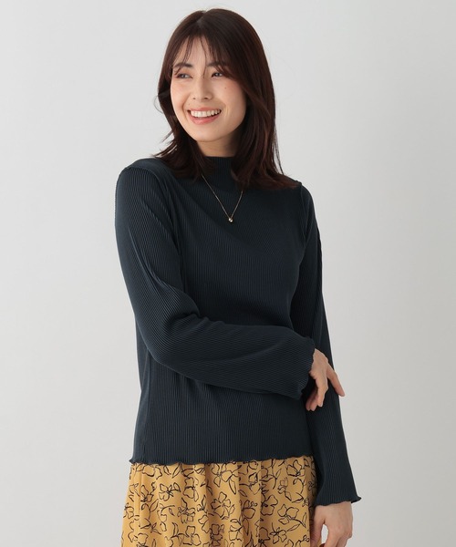 FOUND GOOD（ファウンドグッド）の「プリーツメローPOLS（その他トップス・レディース・ブルー系2/ブラック/アイボリー・S/M/L）」の12枚目の写真