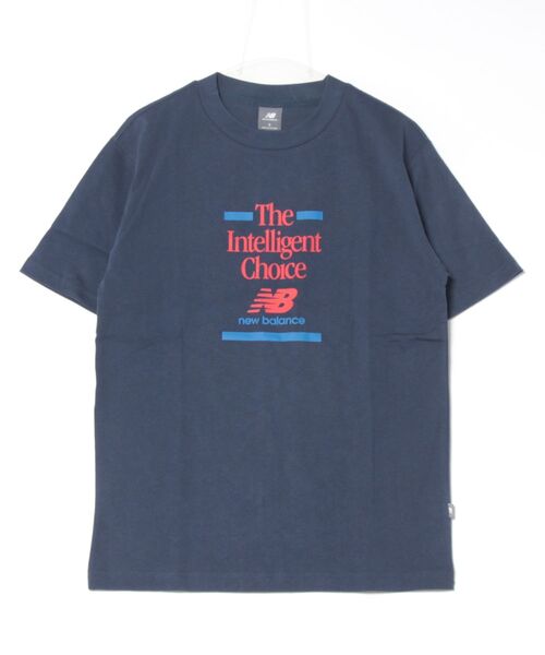 NEW BALANCE(ニューバランス)の「new balance/ニューバランス 半袖Tシャツ/半袖Tee フロントプリント ユニセックス MT43552(Tシャツ/カットソー・メンズ・ネイビー/ホワイト・M/L/XL)」の18枚目の写真