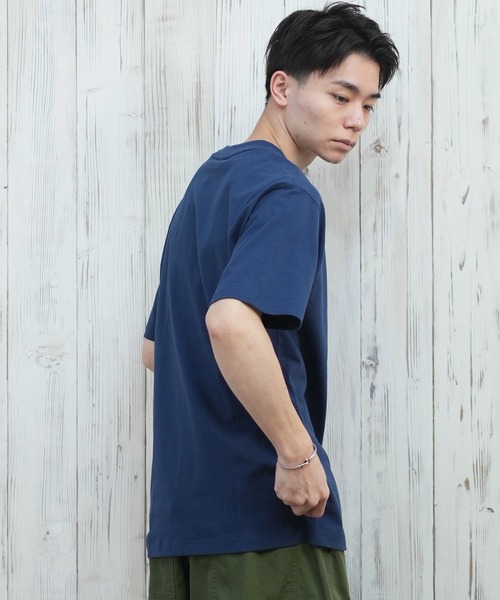 NEW BALANCE(ニューバランス)の「new balance/ニューバランス 半袖Tシャツ/半袖Tee フロントプリント ユニセックス MT43552(Tシャツ/カットソー・メンズ・ネイビー/ホワイト・M/L/XL)」の12枚目の写真