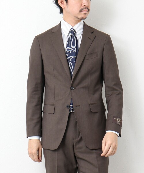 NOLLEY’S(ノーリーズ)の「【Loro Piana / CANONICO】インポートファブリック セットアップスーツ 25SS(セットアップ・メンズ・ダークブラウン・M/L)」の7枚目の写真