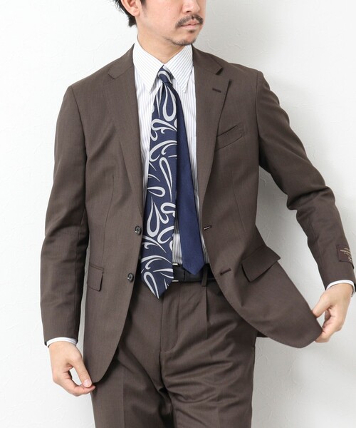 NOLLEY’S(ノーリーズ)の「【Loro Piana / CANONICO】インポートファブリック セットアップスーツ 25SS(セットアップ・メンズ・ダークブラウン・M/L)」の9枚目の写真