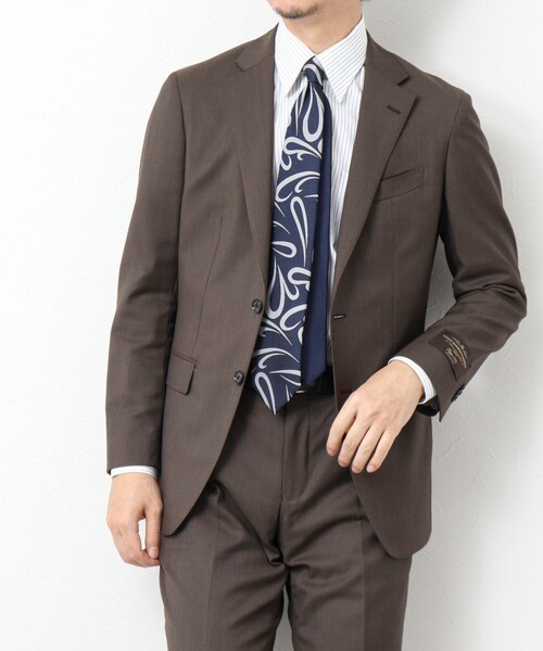 NOLLEY’S(ノーリーズ)の「【Loro Piana / CANONICO】インポートファブリック セットアップスーツ 25SS(セットアップ・メンズ・ダークブラウン・M/L)」の10枚目の写真