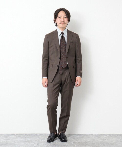 NOLLEY’S(ノーリーズ)の「【Loro Piana / CANONICO】インポートファブリック セットアップスーツ 25SS(セットアップ・メンズ・ダークブラウン・M/L)」の22枚目の写真