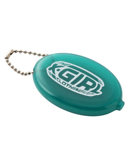 X-girl（エックスガール）の「EXPAND LOGO RUBBER COIN CASE（コインケース・レディース・ブラック/グリーン・ONE SIZE）」の5枚目の写真