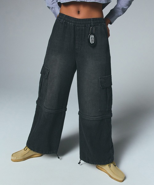 X-girl（エックスガール）の「EXPAND LOGO RUBBER COIN CASE（コインケース・レディース・ブラック/グリーン・ONE SIZE）」の6枚目の写真