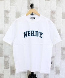NERDY フロントロゴ半袖Tシャツ  T-SHIRTS