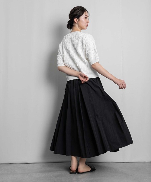 RAW FUDGE（ローファッジ）の「ダイヤジャガードニットプルオーバー（Tシャツ/カットソー・レディース・ブルー/ブラック/オフホワイト・M）」の17枚目の写真