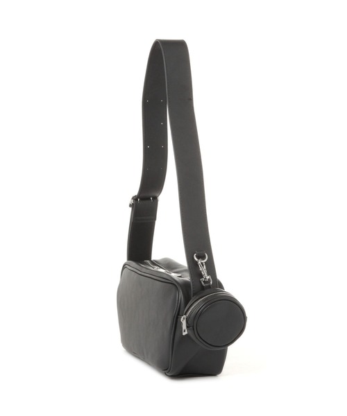 LEPSIM（レプシィム）の「フェイクレザーレクタングルショルダー　289669（ショルダーバッグ・レディース・ブラック/ベージュ・ONE SIZE）」の3枚目の写真