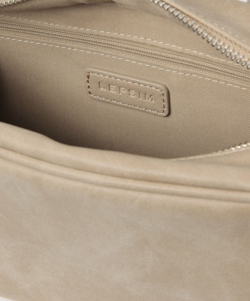 LEPSIM（レプシィム）の「フェイクレザーレクタングルショルダー　289669（ショルダーバッグ・レディース・ブラック/ベージュ・ONE SIZE）」の15枚目の写真