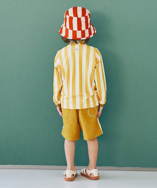 p.premier（ピードットプルミエ）の「【UVカット/ジュニア対応】サイドライン切替スイムパンツ（水着・キッズ・イエロー/ブラウン/グリーン・80/90/100/110/120/130/140）」の11枚目の写真