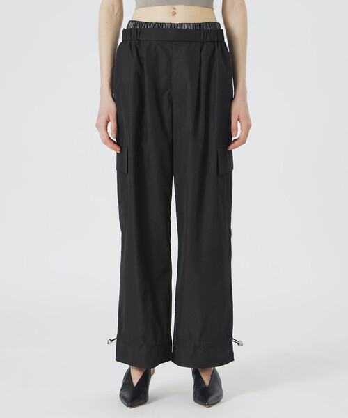 LOVELESS（ラブレス）の「BLACK OF BLACKsダブルウエストカーゴパンツ（カーゴパンツ・レディース・ブラック・36/34）」の6枚目の写真