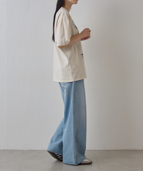 COLONY 2139（コロニートゥーワンスリーナイン）の「ピグメント加工マリアプリントTシャツ（Tシャツ/カットソー・メンズ・ホワイト/ブラック・MEDIUM/LARGE）」の14枚目の写真