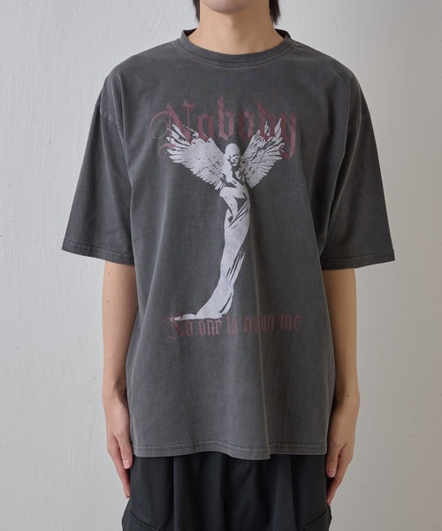 COLONY 2139（コロニートゥーワンスリーナイン）の「ピグメント加工マリアプリントTシャツ（Tシャツ/カットソー・メンズ・ホワイト/ブラック・MEDIUM/LARGE）」の19枚目の写真