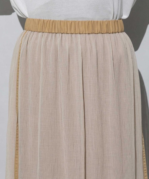 MARECHAL TERRE（マルシャルテル）の「2wayシアーレイヤードスカート（スカート・レディース・ライトベージュ/オレンジ/ブラック/ネイビー・MEDIUM）」の16枚目の写真