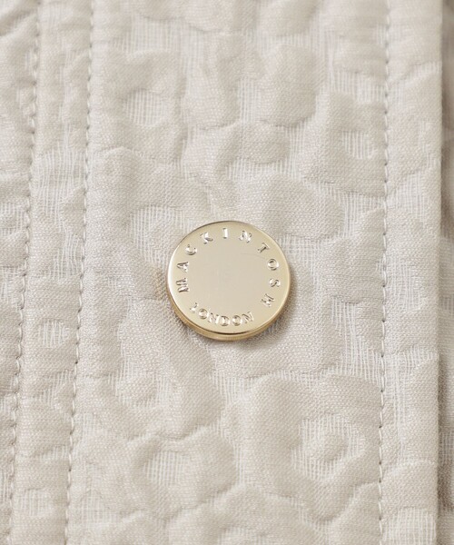 MACKINTOSH LONDON（マッキントッシュ ロンドン）の「【婦人画報掲載】ブークレージャカードブルゾン（ブルゾン・レディース・ベージュ・40/38）」の8枚目の写真