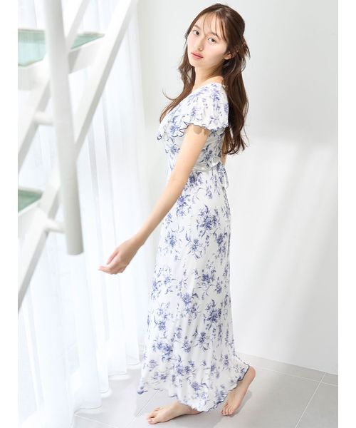SNIDEL home カシュクールワンピース　トワルドジュイ SNIDEL HOME（スナイデルホーム）の「トワルドジュイ