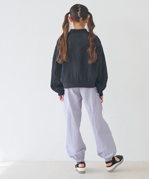 coca(coca)(コカ)の「キッズ レースアップポケットパラシュートパンツ(カーゴパンツ・キッズ・ライトブルー/ブラック/ライトピンク・150/120/130/140)」の19枚目の写真