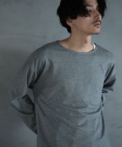 RATTLE TRAP(ラトルトラップ)の「ボートネック 長袖カットソー(Tシャツ/カットソー・メンズ・グレー/ブラック・L/M)」の20枚目の写真