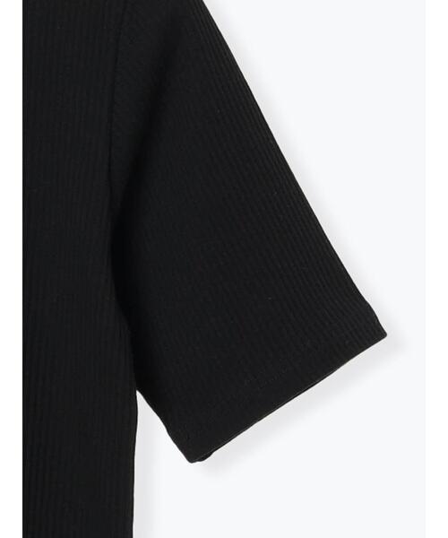 Lugnoncure（ルノンキュール）の「【抗菌防臭】クルーネックリブTシャツ（Tシャツ/カットソー・レディース・オフホワイト/ブラック/ベージュ・F）」の16枚目の写真