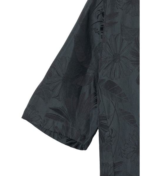 sahara（サハラ）の「Satin Jacquard Collarless Jacket/サテン