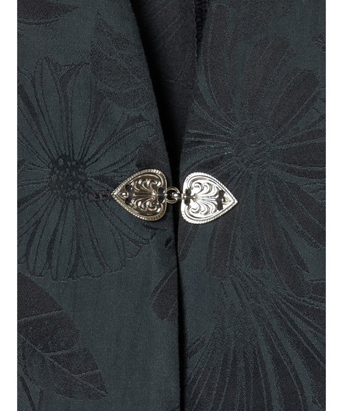 sahara サテンジャガードカラーレスジャケット sahara（サハラ）の「Satin Jacquard Collarless Jacket/サテン