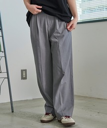 CavariA（キャバリア）の「ツータックストレートパンツ（スラックス）」