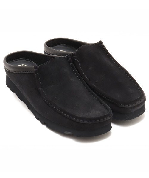 クラークスclarks ワラビーwallabee ブラッ27.5cm ほぼ未使用 Wallabee Boot / メンズ ワラビーブーツ （ブラックレザー