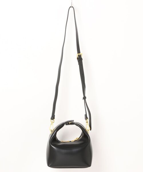 LAUTREAMONT（ロートレアモン）の「【WEB限定】【SINBONO】トップハンドル クロスボディバッグ（ハンドバッグ・レディース・オフホワイト/ブラック・FREE）」の5枚目の写真