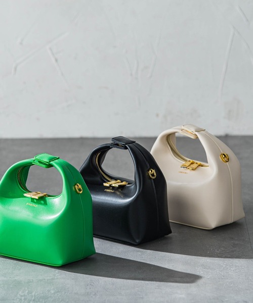 LAUTREAMONT（ロートレアモン）の「【WEB限定】【SINBONO】トップハンドル クロスボディバッグ（ハンドバッグ・レディース・オフホワイト/ブラック・FREE）」の3枚目の写真