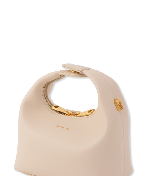 LAUTREAMONT（ロートレアモン）の「【WEB限定】【SINBONO】トップハンドル クロスボディバッグ（ハンドバッグ・レディース・オフホワイト/ブラック・FREE）」の10枚目の写真