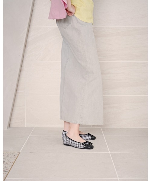 Emma Francis（エマフランシス）の「チェック柄 フラット バレエシューズ（バレエシューズ・レディース・ブラック/グリーン/レッド・22.0cm/22.5cm/23.0cm/23.5cm/24.0cm/24.5cm/25.0cm）」の6枚目の写真