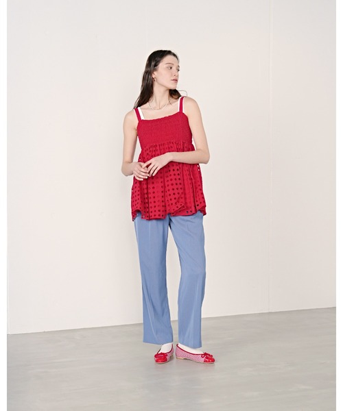 Emma Francis（エマフランシス）の「チェック柄 フラット バレエシューズ（バレエシューズ・レディース・ブラック/グリーン/レッド・22.0cm/22.5cm/23.0cm/23.5cm/24.0cm/24.5cm/25.0cm）」の4枚目の写真