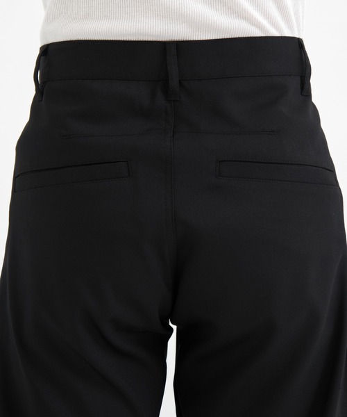 ourhour design pants スラックス セール】zipper design slacks/ジッパーデザイン スラックス