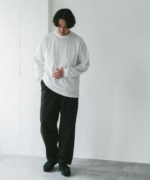 URBAN RESEARCH DOORS（アーバンリサーチドアーズ）の「『吸水速乾/イージーケア/接触冷感』クイックドライ ロングスリーブ Tシャツ（Tシャツ/カットソー・メンズ・ホワイト/チャコールグレー・MEDIUM/LARGE）」の10枚目の写真
