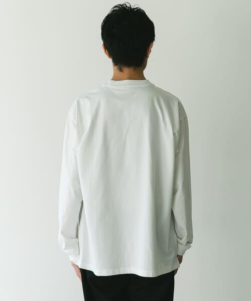 URBAN RESEARCH DOORS（アーバンリサーチドアーズ）の「『吸水速乾/イージーケア/接触冷感』クイックドライ ロングスリーブ Tシャツ（Tシャツ/カットソー・メンズ・ホワイト/チャコールグレー・MEDIUM/LARGE）」の19枚目の写真