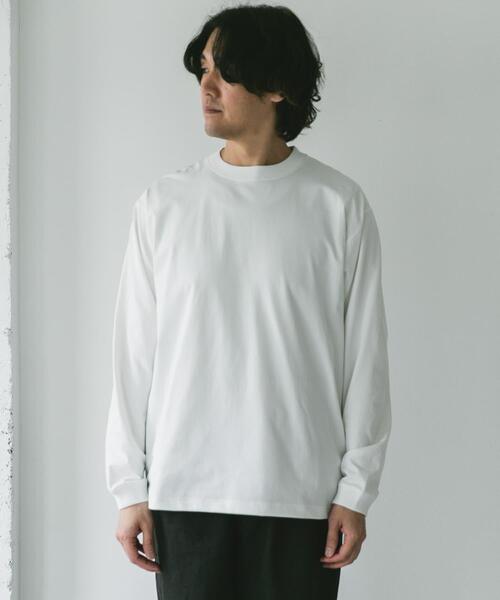 URBAN RESEARCH DOORS（アーバンリサーチドアーズ）の「『吸水速乾/イージーケア/接触冷感』クイックドライ ロングスリーブ Tシャツ（Tシャツ/カットソー・メンズ・ホワイト/チャコールグレー・MEDIUM/LARGE）」の20枚目の写真