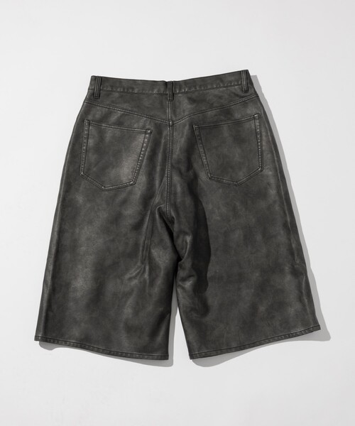 セール】LEATHERETTE Buggy Short Pants/レザレット バギー