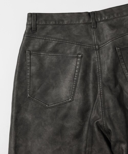 セール】LEATHERETTE Buggy Short Pants/レザレット バギーショーツ