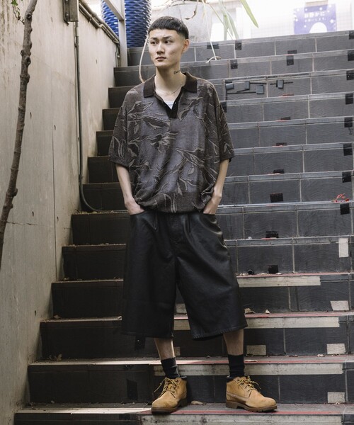セール】LEATHERETTE Buggy Short Pants/レザレット バギー