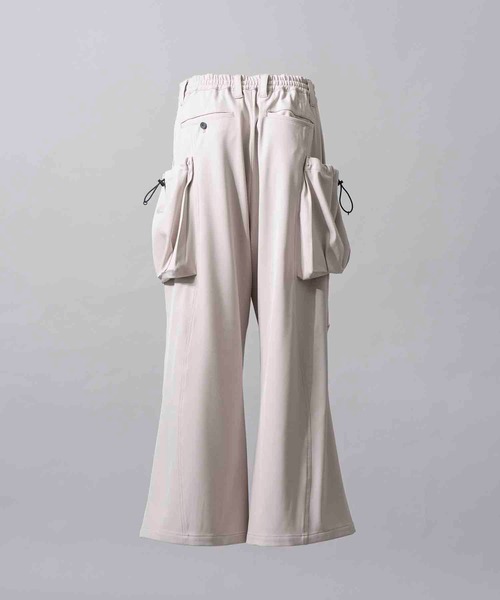 MAISON SPECIAL(メゾンスペシャル)の「《UNISEX》Side Purse Wide Pants/サイド巾着ワイドパンツ【MAISON SPECIAL/メゾンスペシャル】(カーゴパンツ・メンズ・チャコールグレー/ブラック/ライトグレー・1/0)」の5枚目の写真