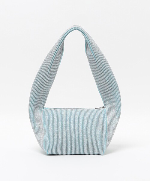 Steven Alan(スティーブンアラン)の「<LASTFRAME>HANAKAGO BAG/バッグ(ショルダーバッグ・レディース・ライトブルー/オフホワイト・FREE)」の4枚目の写真