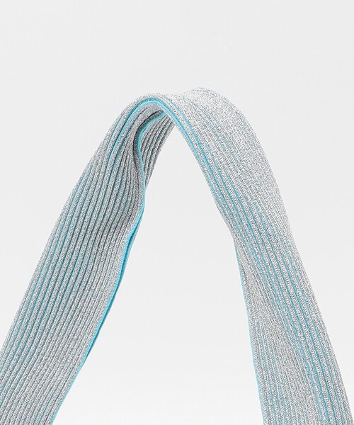 Steven Alan(スティーブンアラン)の「<LASTFRAME>HANAKAGO BAG/バッグ(ショルダーバッグ・レディース・ライトブルー/オフホワイト・FREE)」の6枚目の写真