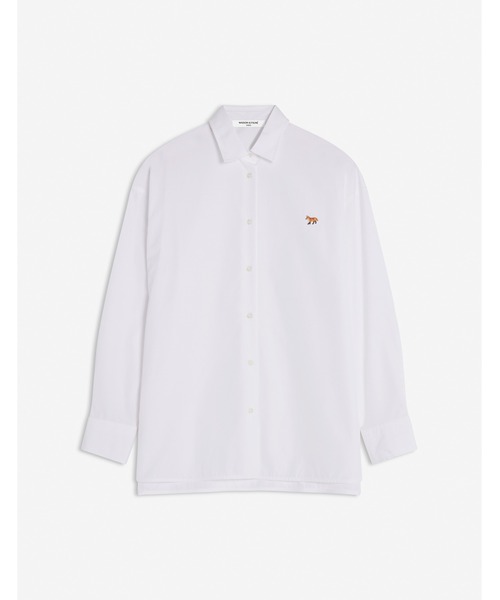 Maison Kitsune(メゾンキツネ)の「BABY FOX CASUAL SHIRT(シャツ/ブラウス・レディース・ホワイト・32/34/36/38)」の1枚目の写真
