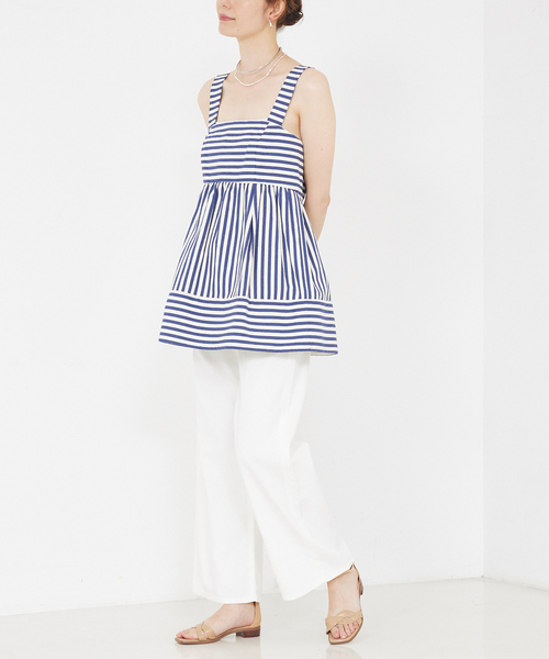 Au BANNISTER（オゥバニスター）の「アンクルストラップ サンダル（サンダル・レディース・ブラック/ダークブラウン/ベージュ/グリーン・34/35/36/37/38/39/40）」の5枚目の写真