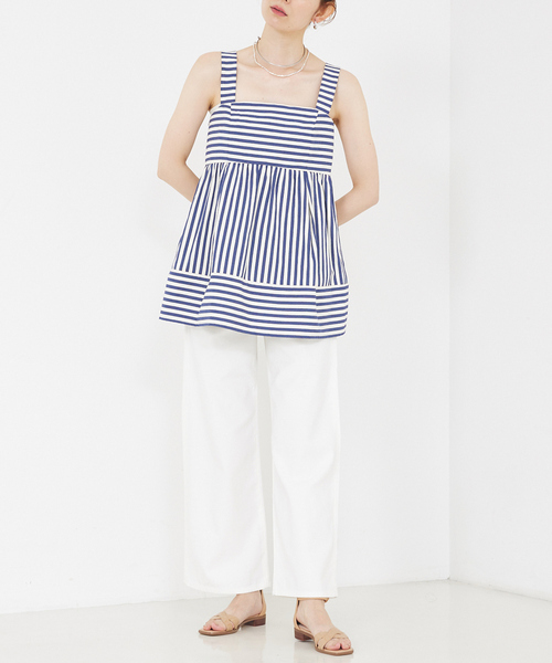 Au BANNISTER（オゥバニスター）の「アンクルストラップ サンダル（サンダル・レディース・ブラック/ダークブラウン/ベージュ/グリーン・34/35/36/37/38/39/40）」の6枚目の写真