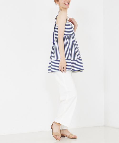 Au BANNISTER（オゥバニスター）の「アンクルストラップ サンダル（サンダル・レディース・ブラック/ダークブラウン/ベージュ/グリーン・34/35/36/37/38/39/40）」の7枚目の写真